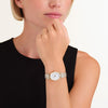 Rosefield Oval Pearl Two Tone Stainless Steel Bracelet
