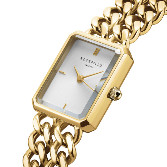 Rosefield Studio Double Chain Gold Stainless Steel Bracelet