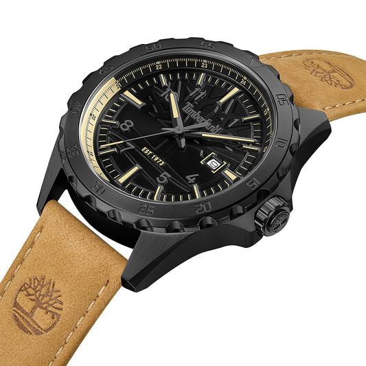 Timberland Day Pond Brown Leather Strap