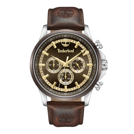 Timberland Bernardston Chronograph Brown Leather Strap