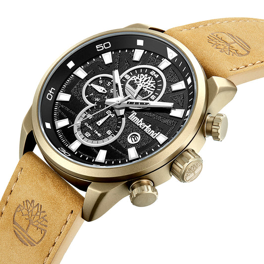 Timberland Henniker II Brown Leather Strap