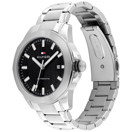 Tommy Hilfiger Lars Automatic Silver Stainless Steel Bracelet
